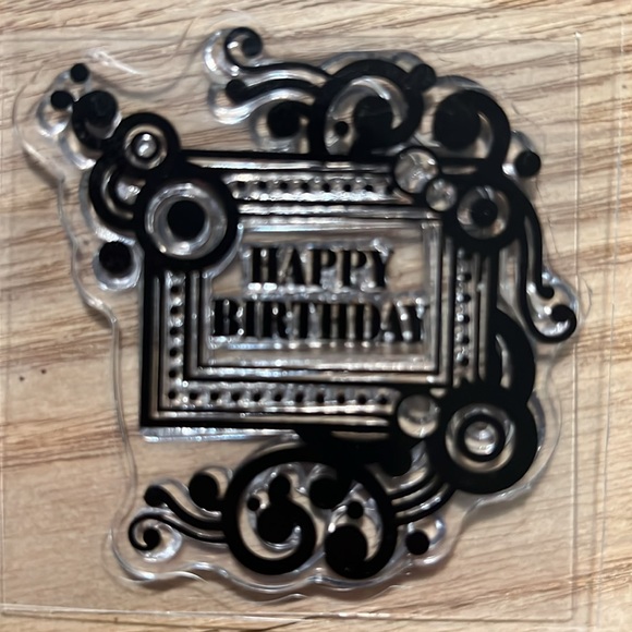 Clear Assorted Birthday Stamp Set - Picture 6 of 8